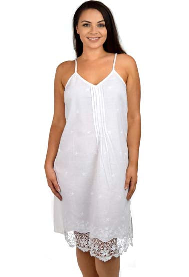 "Elegant" pure cotton summer sleepwear for women