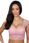 Women&#39;s floral Lace Bralette Crop Top